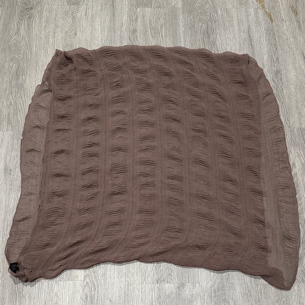 Deena & Ozzy Taupe Textured Scarf